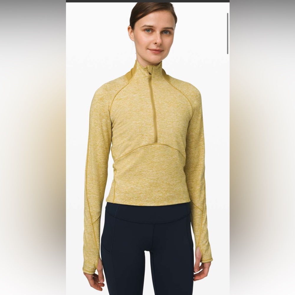 Lululemon always alert 1/2 zip pullover 6 grape leaf